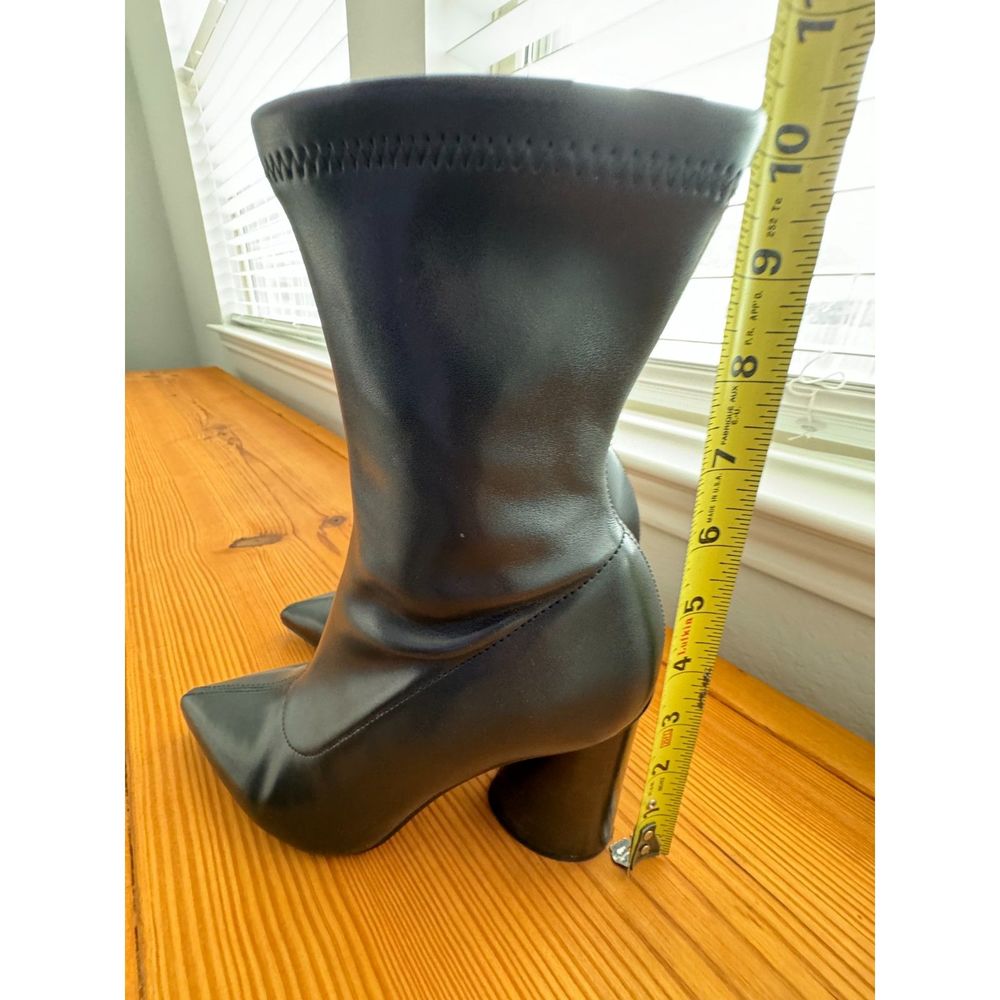 Steve Madden Chunky Heel Booties/BLK/Excellent Cond!/7 - Picture 8 of 9